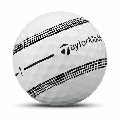 Taylormade TP5X Stripe Golfballen Wit