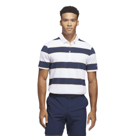 Adidas Heren Golfpolo Ultimate 365 Jumbo Stripes