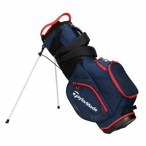 Taylormade TM23 Pro Standbag Navy Rood