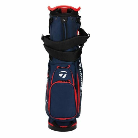 Taylormade TM23 Pro Standbag Navy Rood