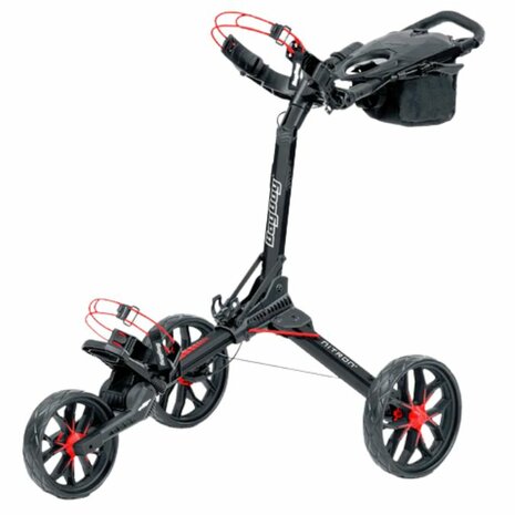 BagBoy Nitron Golf Trolley Zwart Rood