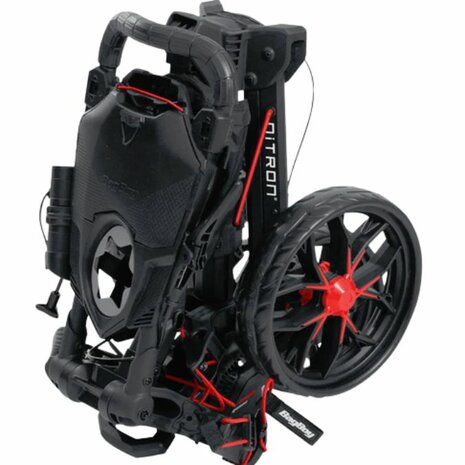 BagBoy Nitron Golf Trolley Zwart Rood