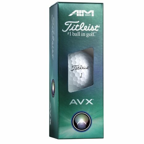 Titleist AVX Alignment 360 Golfballen Wit 2025