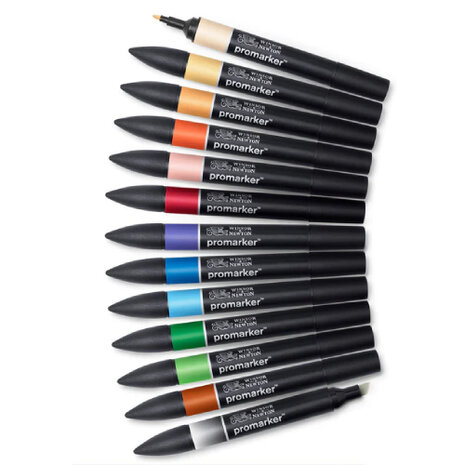 Winsor & Newton Promarker Manga Set 1 12-pack