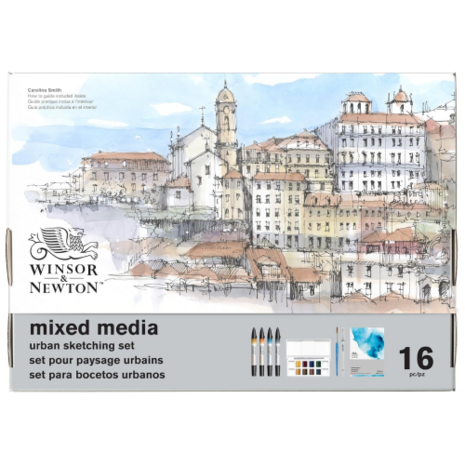 Winsor&Newton Mixed Media Urban Sketching Set 16-Piece
