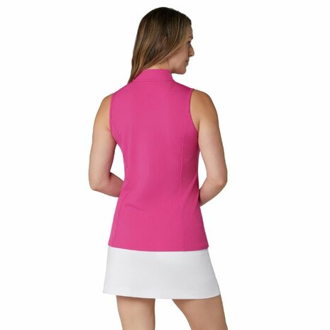 Callaway Mouwloos Rip Play Mock Shirt Pink