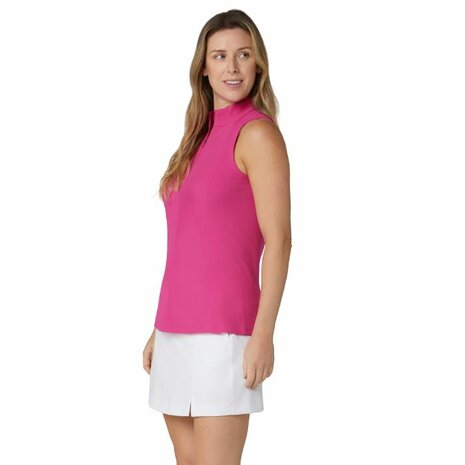 Callaway Mouwloos Rip Play Mock Shirt Pink
