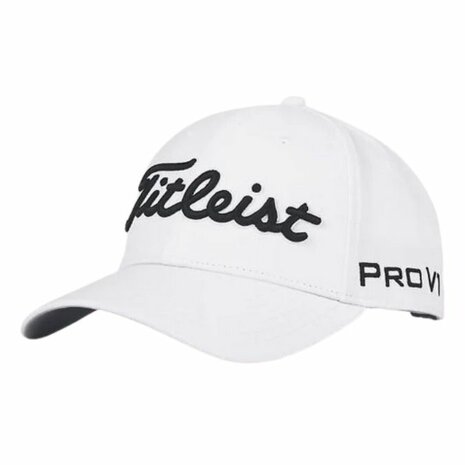 Titleist Tour Performance Cap Wit Zwart 2025