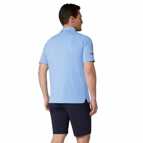 Callaway - Odessey Heren Block Golfpolo Lichtblauw