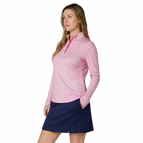 Callaway Premium  Opti Dri Midlayer Pink Beige