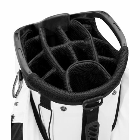 Wilson Staff Alpine Cartbag Wit Zwart Rood