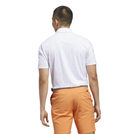 Adidas Ultimate ESCE Print Heren Golfpolo Wit