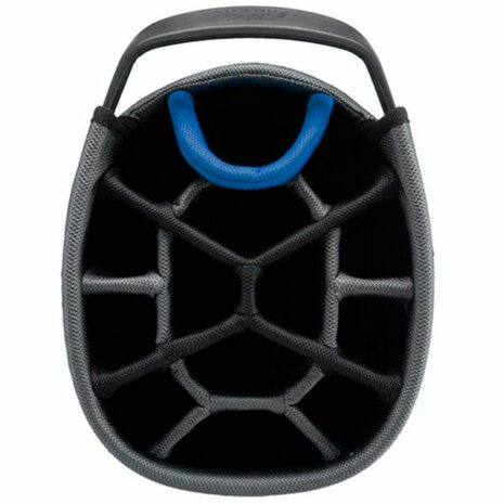 Powakaddy Cartbag DLX Lite Gun Metal Blue Trim