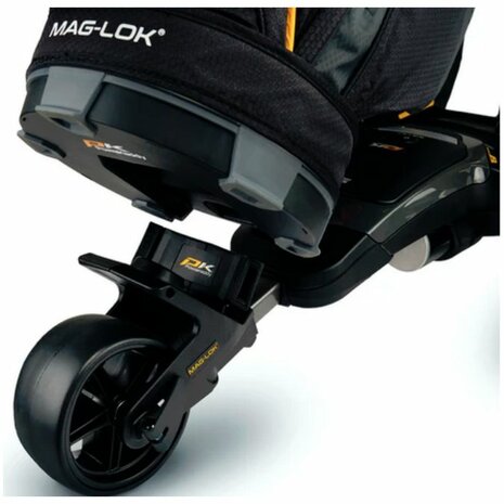 Powakaddy Cartbag DLX Lite Gun Metal Blue Trim