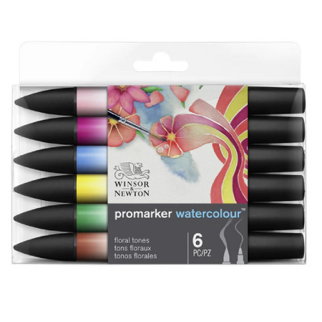 Winsor & Newton Promarker Floaral Tones 6-Pack