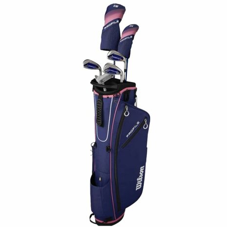 Wilson Staff Player Fit Dames Graphite Complete Golfset Linkshandig