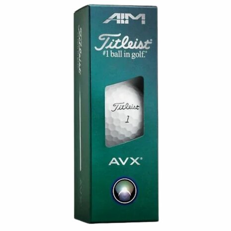 Titleist AVX AIM Golfballen Wit 2026