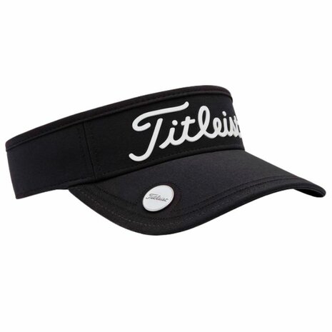 Titleist Players Ball Marker Visor Zwart Wit