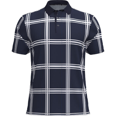 Under Armour ArmourDry Polo Fairway Plaid Navy