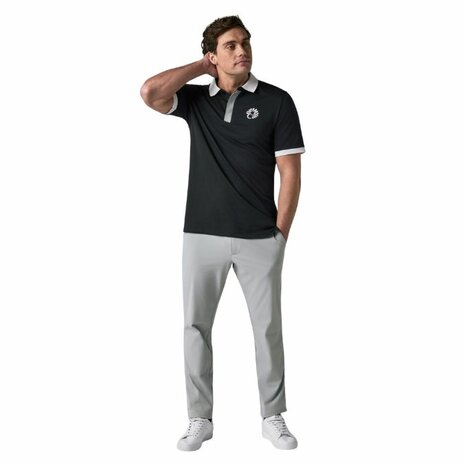 Callaway Premium Blocked Heren Golfpolo Graphite