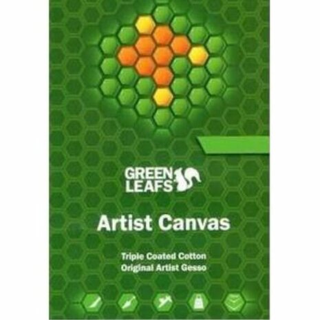 Schildersdoeken Greenleafs 70x70  6-Pack