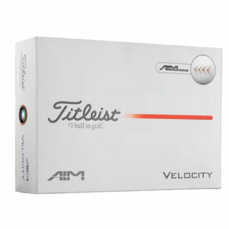 Titleist Velocity AIM Golfballen Wit 2026