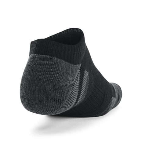 Under Armour Performance Tech Golfsokken Kort Zwart 3 pack 