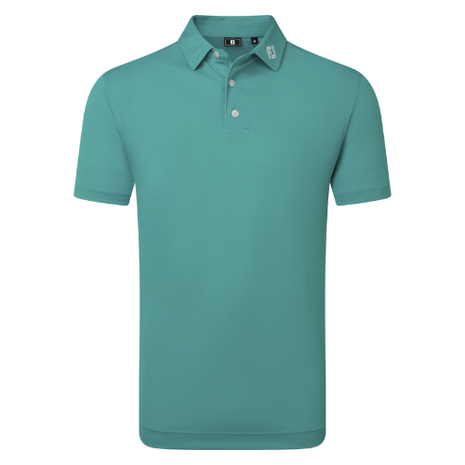 Footjoy Stretch Pique Poloshirt Field Tile Blue