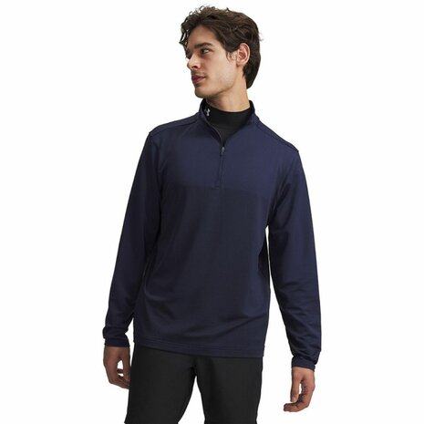 Under Armour Drive Lightweight Half Zip Navy Heren