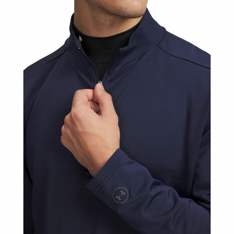 Under Armour Drive Lightweight Half Zip Navy Heren