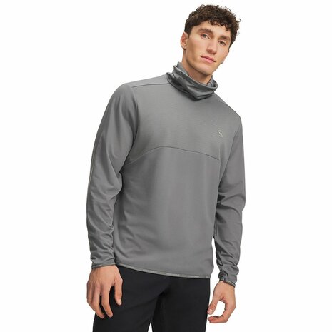 Under Armour Drive Funnel Pullover Clay Green Titanium Heren