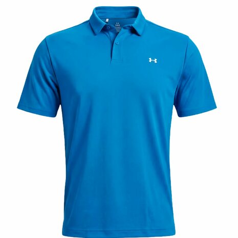 Under Armour T2G Pique Polo Aegean Blauw Heren