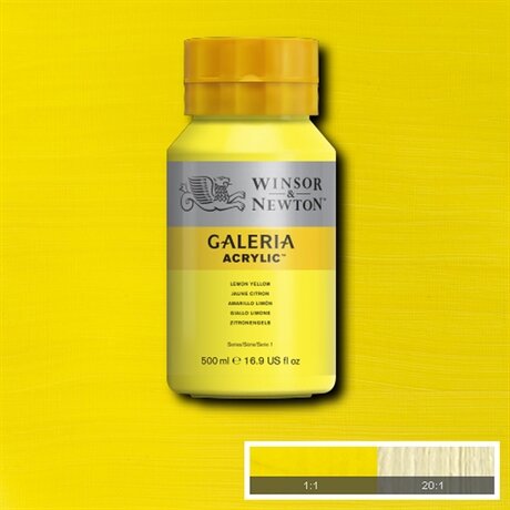 Galeria 346 Acrylverf Lemon Yellow 500ml