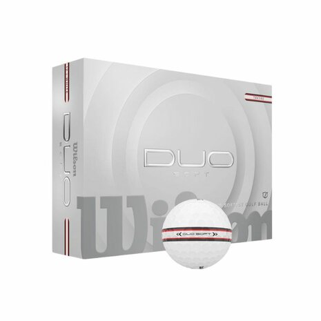 Wilson Staff Duo Soft TRK 360 Golfb&auml;lle Wei&szlig; 2025