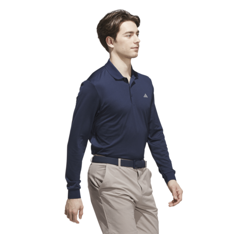 Adidas Langemouw Golfpolo Heren Donkerblauw