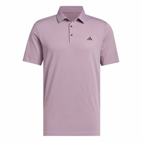 Adidas Perfect TXT Heren Golfpolo White Maroon