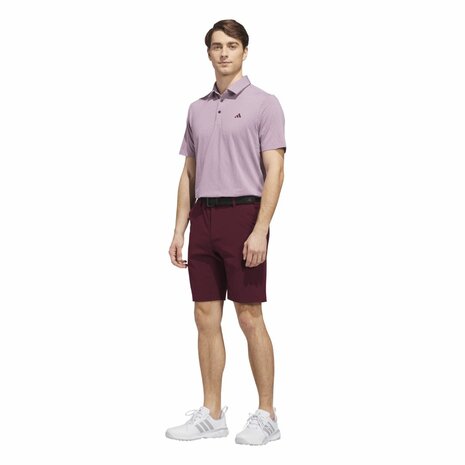 Adidas Perfect TXT Heren Golfpolo White Maroon