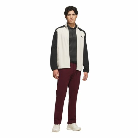 Adidas Ultimate365 Wind Volledige Ritssluiting Heren Golfsweater Aluminium Zwart
