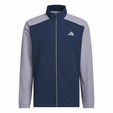 Adidas Ultimate365 Wind Volledige Ritssluiting Heren Golfsweater Navy Slate