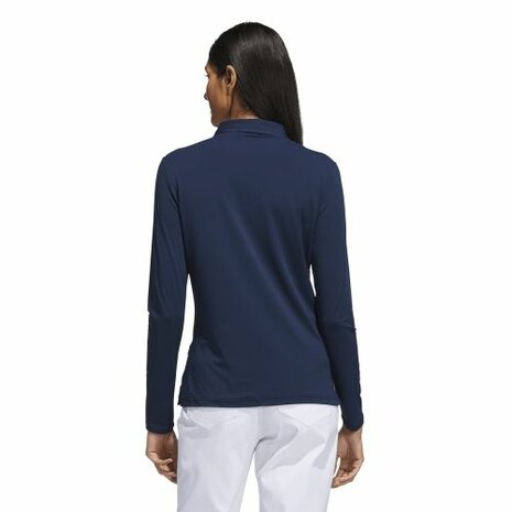 Adidas Ultimate 365 Climacool Langemouw Golfpolo Dames Navy