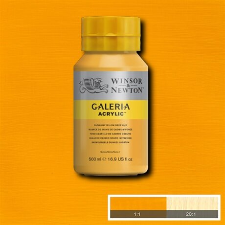 Galeria 115 Acrylverf Cadmium Yellow Deep Hue 500ml