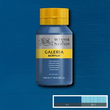 Galeria 232 Acrylverf Deep Turquoise 500ml