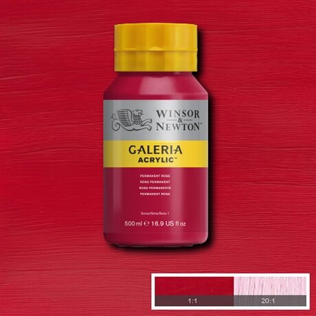 Galeria 502 Acrylverf Permanent Rose 500ml