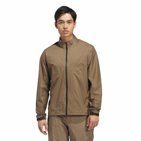 Adidas Heren Waterdichte Golfjas Clima Performance Khaki