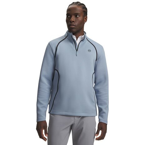 Under Armour Drive Midlayer 1/4 Ritssluiting Blue Wind