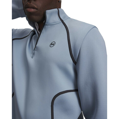 Under Armour Drive Midlayer 1/4 Ritssluiting Blue Wind