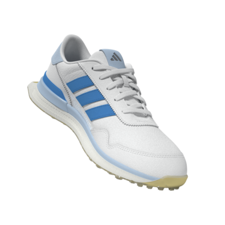 Adidas Dames S2G 26 Leather Spikeless Golfschoenen Wit-Blauw