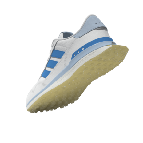 Adidas Dames S2G 26 Leather Spikeless Golfschoenen Wit-Blauw