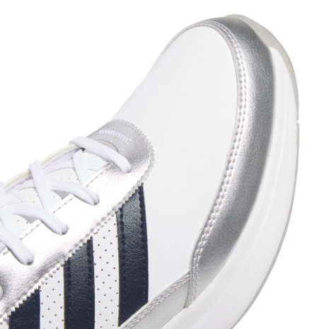 Adidas S2G SL Leather 25 Dames Golfschoenen Wit Navy Zilver