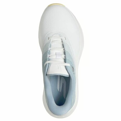 Skechers Slip+Ins Flow SI Dames Golfschoenen Wit Lichtblauw